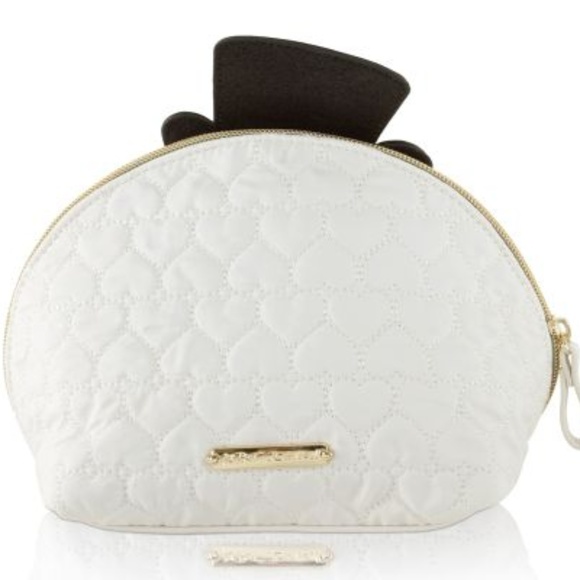 Betsey Johnson Snowman Kitch Nylon Cosmetic Case - Picture 2 of 6